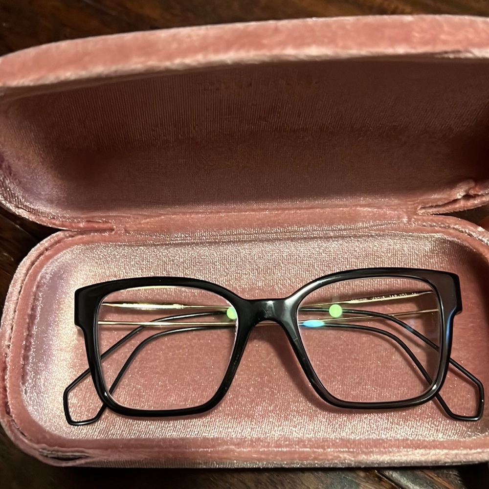 Miu Miu Black Squared Black Glasses